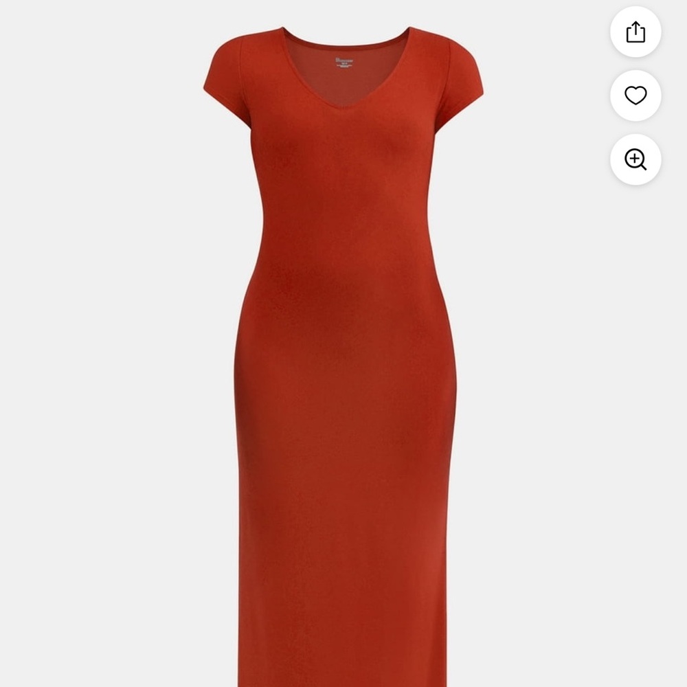 No Boundaries Bodycon Maxi Dress with Cap Sleeves, Women's
